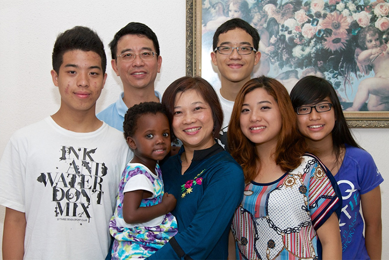 Pastor Wu and Family